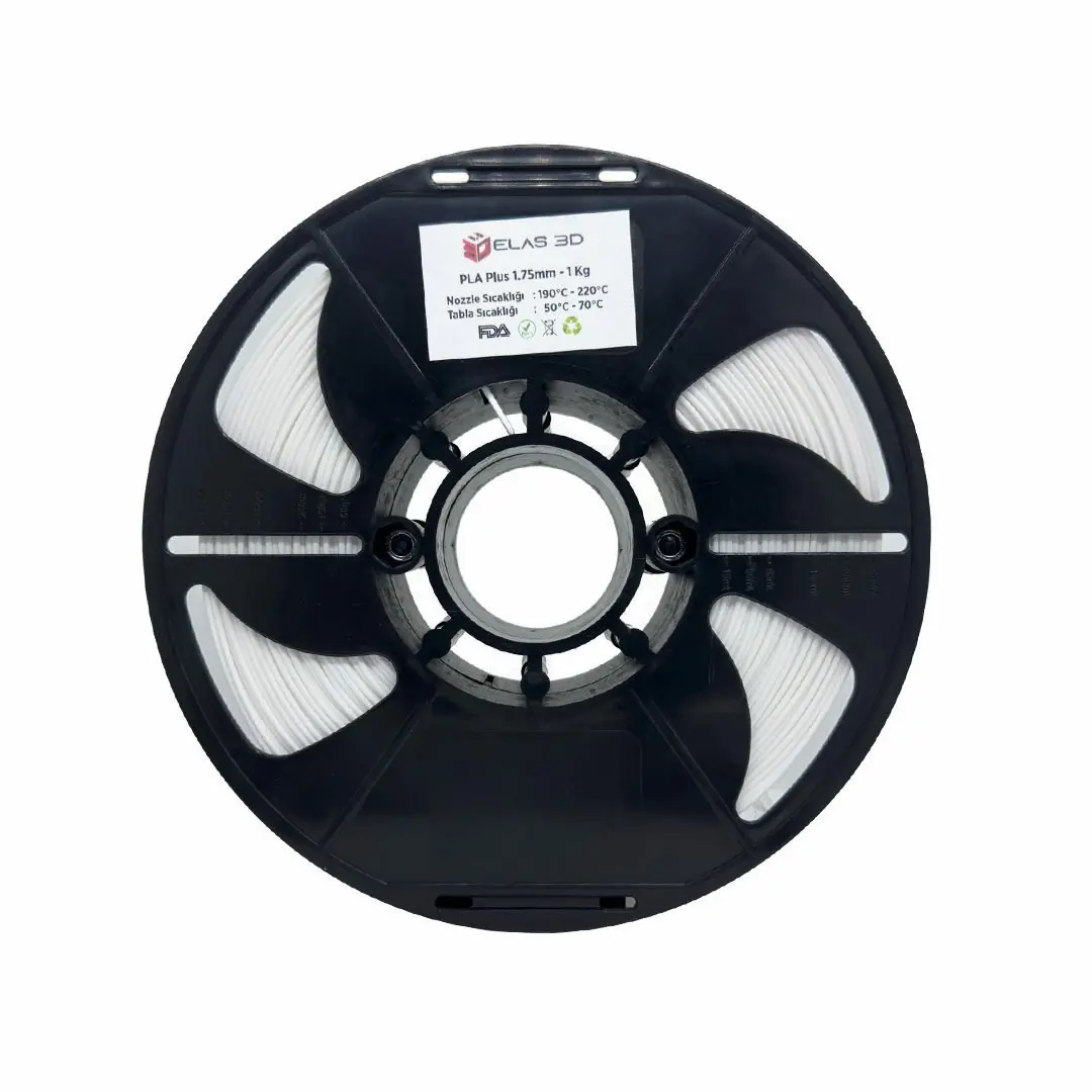 Elas PLA Plus Beyaz Filament 1.75mm 1KG